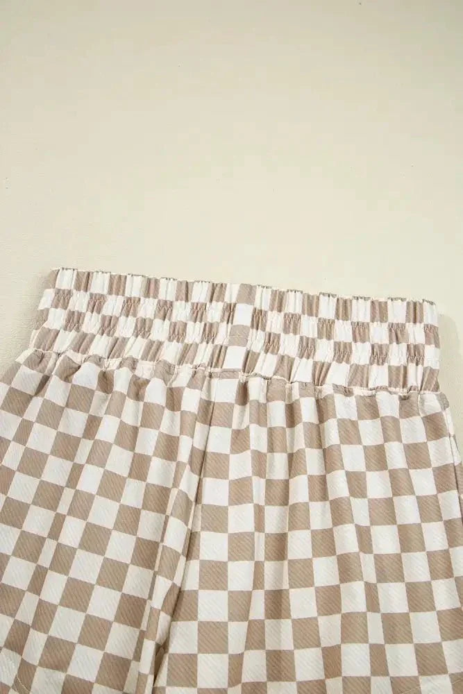 Checkered Long Sleeve Top and Skirt Two - Piece Set - Update AvenueTrendsi10010020362203710010020362203792392330 - c7cb - 4325 - b47c - 251fce4a3654 - Max - OriginKhaki