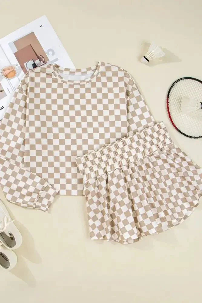 Checkered Long Sleeve Top and Skirt Two - Piece Set - Update AvenueTrendsi100100203622037100100203622037cca0496e - c6e3 - 40d3 - 8d15 - 674e11a12a48 - Max - OriginKhaki