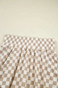 Checkered Long Sleeve Top and Skirt Two - Piece Set - Update AvenueTrendsi10010020362203710010020362203756659287 - 7a36 - 4dc7 - ba3b - 9808d94b4d67 - Max - OriginKhaki