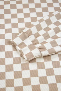 Checkered Long Sleeve Top and Skirt Two - Piece Set - Update AvenueTrendsi100100203622037100100203622037a80b911f - 9241 - 4e94 - 839d - 3969fe0e490f - Max - OriginKhaki