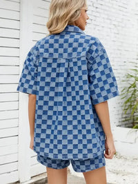 Checkered Shirt and Shorts Denim Set - Update AvenueTrendsi10010026091130810010026091130885319c4b - bb43 - 4b25 - 901d - 021b2623d545 - MaxMedium