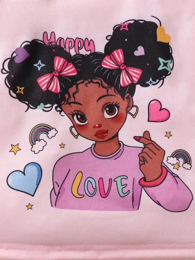 Children's Cartoon Graphic Top and Pants Set - Update AvenueKidsTrendsi100300195301485100300195301485c3a9ab9e - b602 - 4bc1 - bd72 - c24098e0b455 - MaxBlush Pink