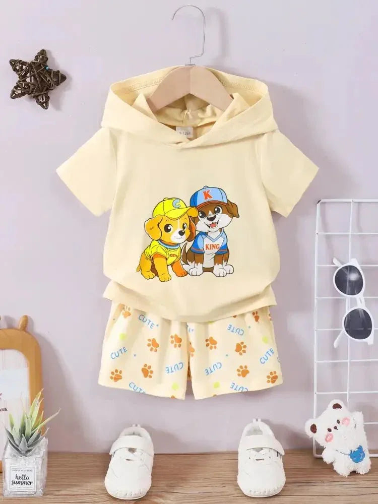 Children's Dog Short Sleeve Hoodie and Shorts Set - Update AvenueKidsTrendsi100300294651341100300294651341a17ffc4c - 2abe - 4c8f - badb - ff4a714be37d - Max - OriginPastel Yellow