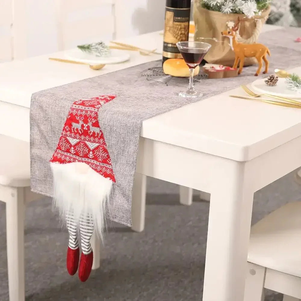 Christmas Element Table Runner - Update AvenueHome Decor AccentsTrendsi101400076872285101400076872285Christmas Element Table RunnerDark Gray