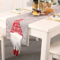 Christmas Element Table Runner - Update AvenueHome Decor AccentsTrendsi101400076872285101400076872285Christmas Element Table RunnerDark Gray