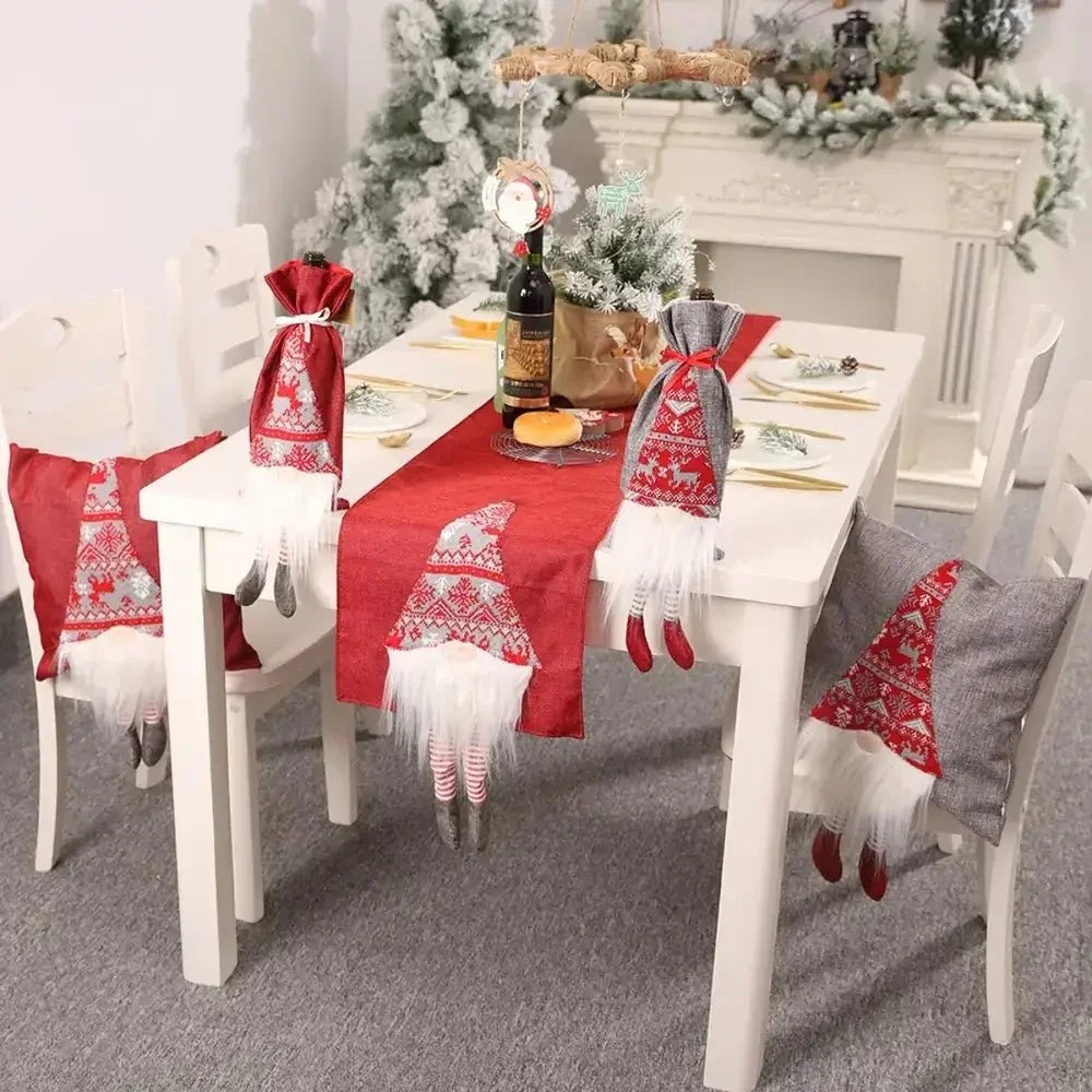 Christmas Element Table Runner - Update AvenueHome Decor AccentsTrendsi101400076874657101400076874657Christmas Element Table RunnerDeep Red