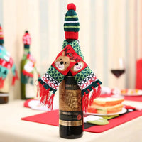Christmas Hat and Scarf Wine Bottle Decoration - Update AvenueHome Decor AccentsTrendsi101400719396885101400719396885Christmas Hat and Scarf Wine Bottle DecorationStyle B
