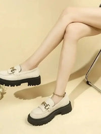 Chunky Platform Chain Detail Loafers - Update AvenueTrendsi100600457603907100600457603907Chunky Platform Chain Detail LoafersWhite