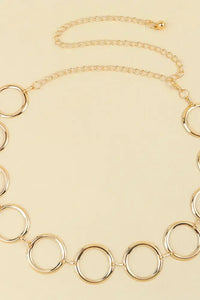 Circle Ring Chain Belt