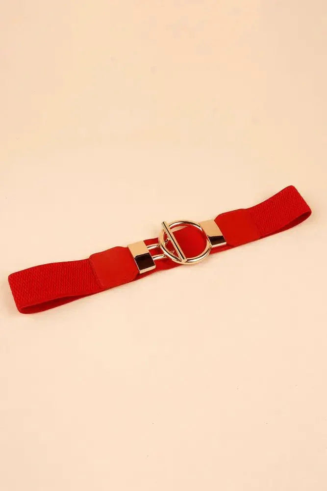 Circle Shape Buckle Zinc Alloy Buckle PU Leather Belt - Update AvenueTrendsi101300615365302101300615365302Circle Shape Buckle Zinc Alloy Buckle PU Leather BeltRed