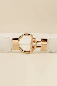 Circle Shape Buckle Zinc Alloy Buckle PU Leather Belt - Update AvenueTrendsi101300615368209101300615368209Circle Shape Buckle Zinc Alloy Buckle PU Leather BeltWhite