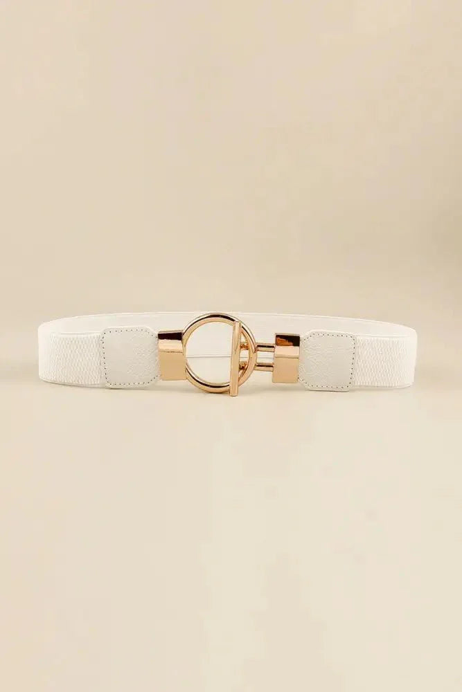 Circle Shape Buckle Zinc Alloy Buckle PU Leather Belt - Update AvenueTrendsi101300615368209101300615368209Circle Shape Buckle Zinc Alloy Buckle PU Leather BeltWhite