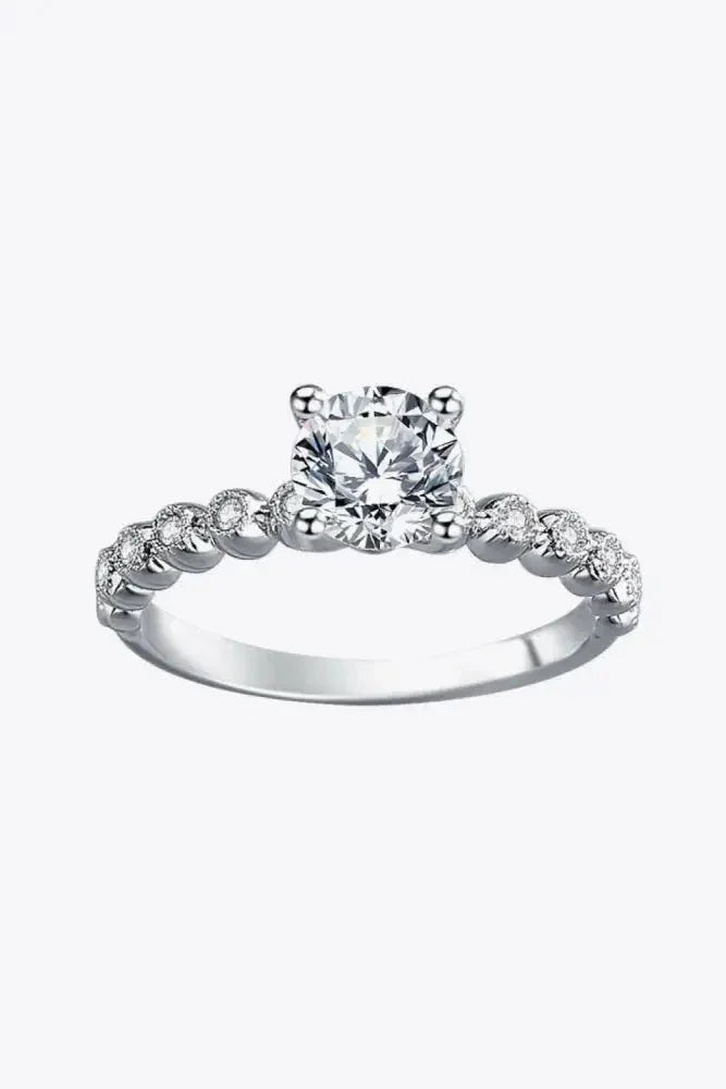 Classic 4 - Prong Moissanite Ring - Update AvenueRingTrendsi100100653675280100100653675280Classic 4 - Prong Moissanite RingSilver
