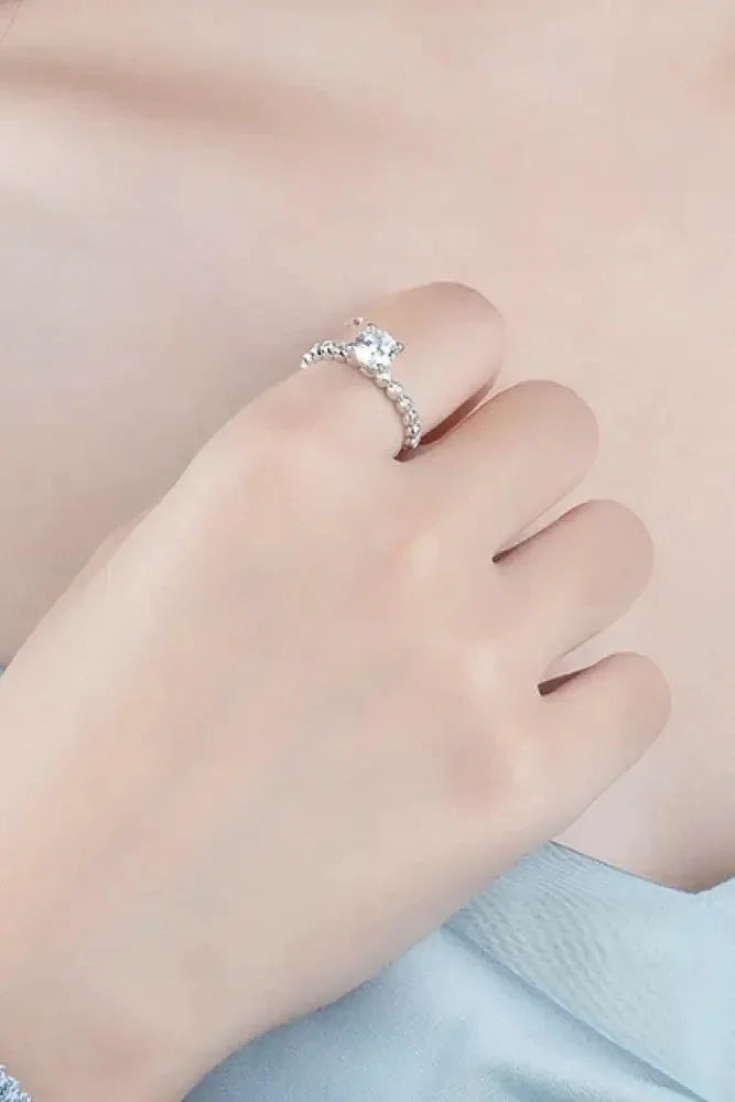 Classic 4 - Prong Moissanite Ring - Update AvenueRingTrendsi100100653675280100100653675280Classic 4 - Prong Moissanite RingSilver