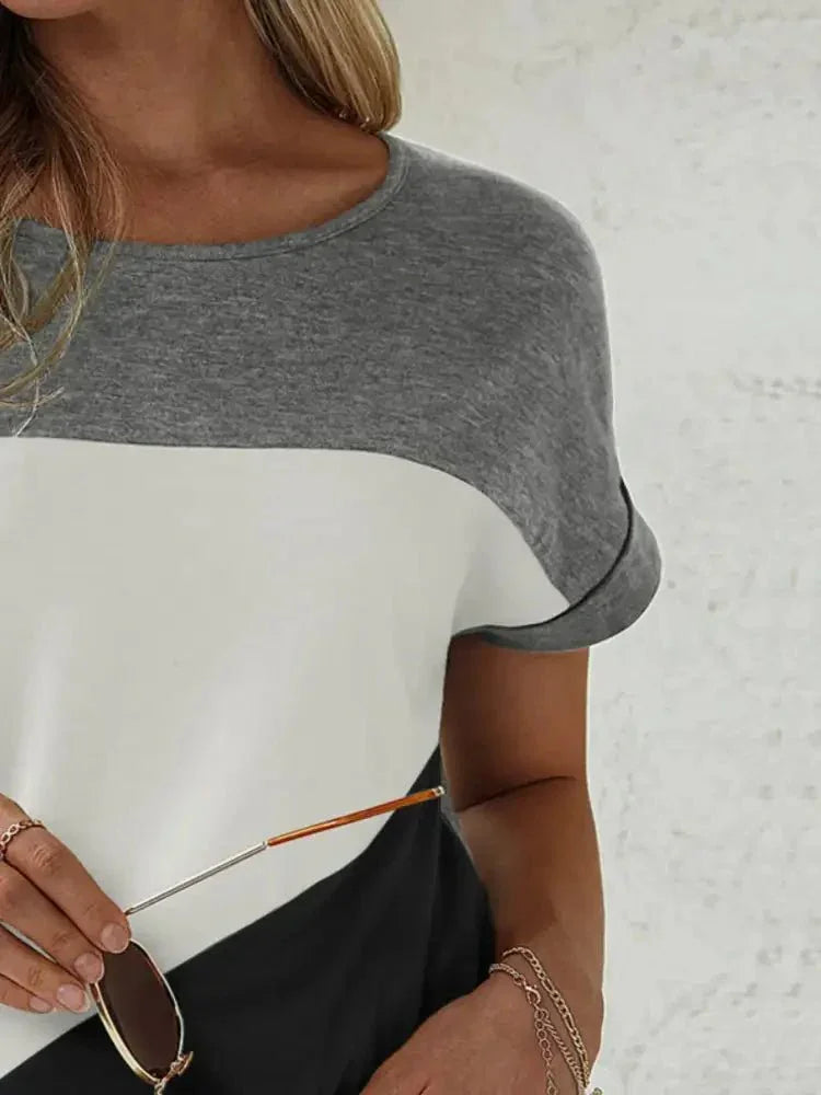 Color Block Casual T-Shirt - Update AvenueT-ShirtsTrendsi100100547785454100100547785454e7e2a70f - eca9 - 4ad3 - 9fbd - c41dd84e8fda - Max - OriginGray