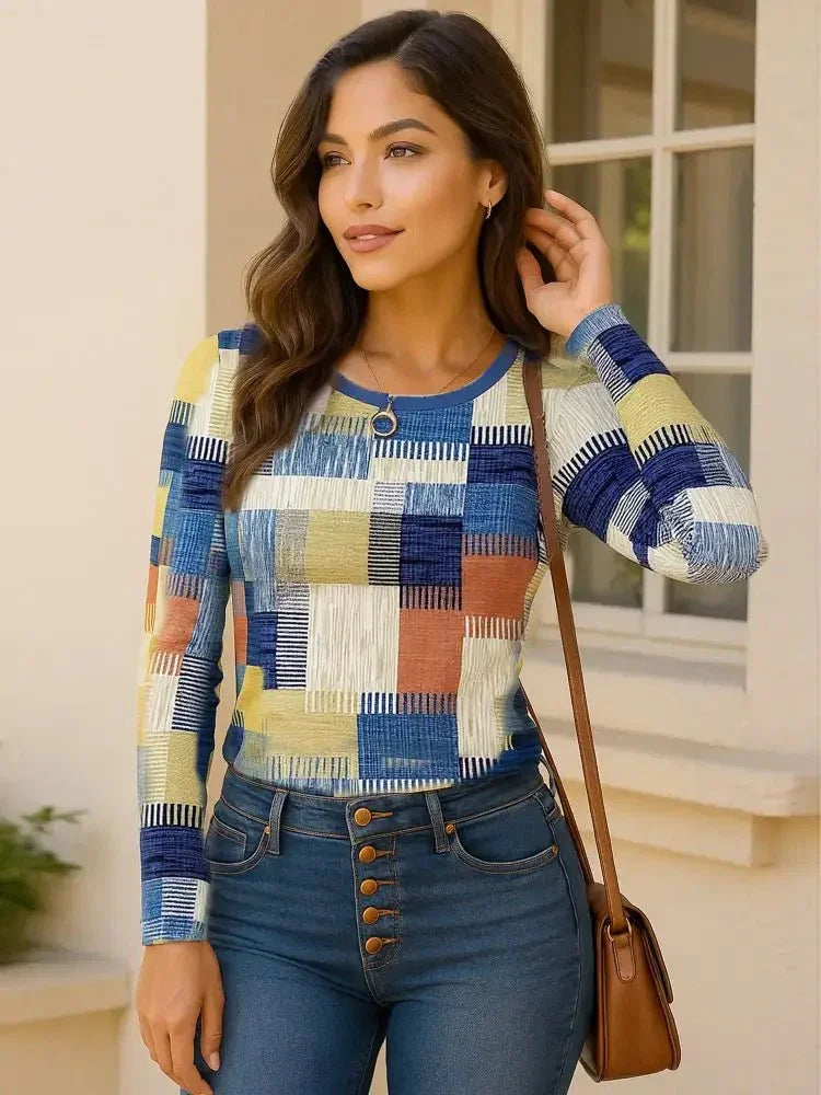Color Block Long Sleeve T-Shirt - Update AvenueT-ShirtsTrendsi1001000860266121001000860266129f8f39d2 - f3cd - 41f9 - b6d6 - e082087296a7 - Max - OriginBlue
