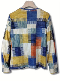 Color Block Zip Front Long Sleeve Top - Update AvenueT-ShirtsTrendsi100100382754702100100382754702ce42e0ccbe4f4506be0825c40527fbc9 - Max - OriginSky Blue