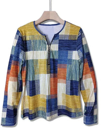 Color Block Zip Front Long Sleeve Top - Update AvenueT-ShirtsTrendsi10010038275470210010038275470287649e25576948c7bcdc67bb0db1b4e1 - Max - OriginSky Blue