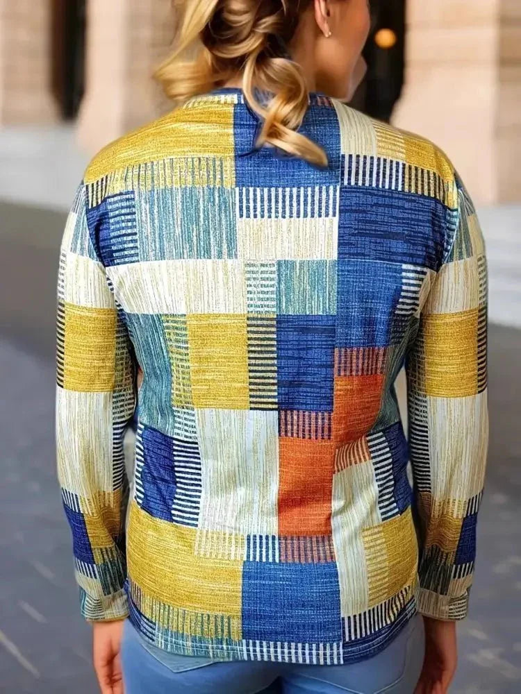 Color Block Zip Front Long Sleeve Top - Update AvenueT-ShirtsTrendsi10010038275470210010038275470256432f029c3c48cab1ed4c78d4670cbf - Max - OriginSky Blue