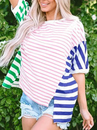 Colorful Striped Oversized T-Shirt - Update AvenueT-ShirtsTrendsi100100914016227100100914016227c92e95e3 - 3d30 - 4b9a - af44 - 3c12c7cf2f8e - Max - OriginPink