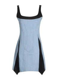 Contrast Adjustable Strap Denim Dress - Update AvenueDenim Dresses & SkirtsTrendsi100100493391946100100493391946ea6e611164734c8fa9b3276e53b34a84 - Max - OriginBlue