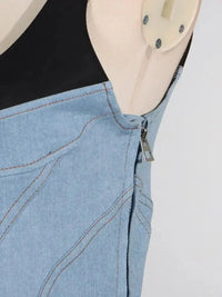 Contrast Adjustable Strap Denim Dress - Update AvenueDenim Dresses & SkirtsTrendsi100100493391946100100493391946b1fb6fed01bb46348c2bda21703acfae - Max - OriginBlue