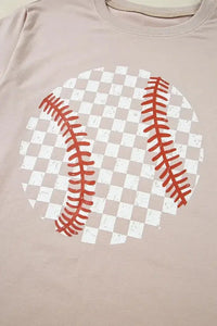 Contrast Checkered Baseball Graphic Round Neck Short Sleeve T-Shirt - Update AvenueTrendsi100100419479451100100419479451d64fefa1 - 24f8 - 4b73 - 9f69 - 2597792985c6 - MaxDust Storm