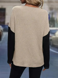Contrast Lace Round Neck Long Sleeve T-Shirt - Update AvenueT-ShirtsTrendsi1001006090410591001006090410593259a6e2 - e573 - 4c55 - a237 - d0594c6744fe - Max - OriginKhaki