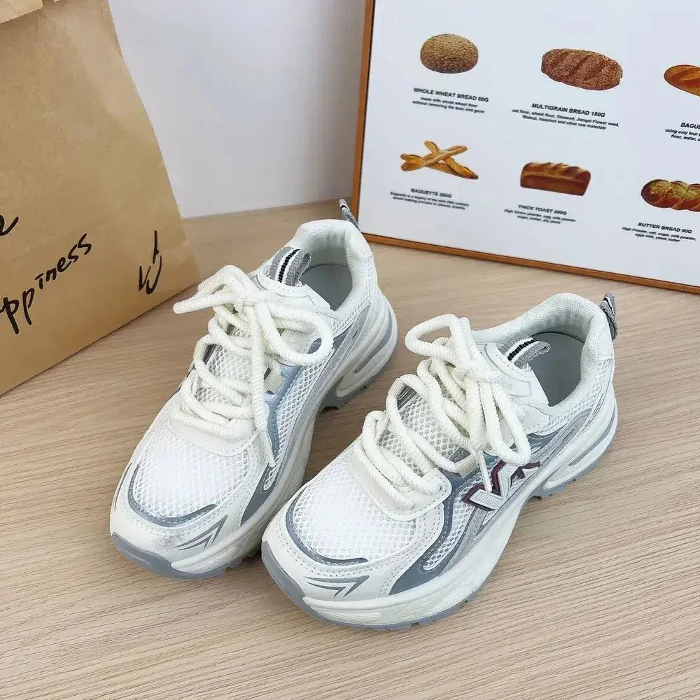 Contrast Letter Lace Up Athletic Shoes - Update AvenueTrendsi100600299171799100600299171799Contrast Letter Lace Up Athletic ShoesLight Gray