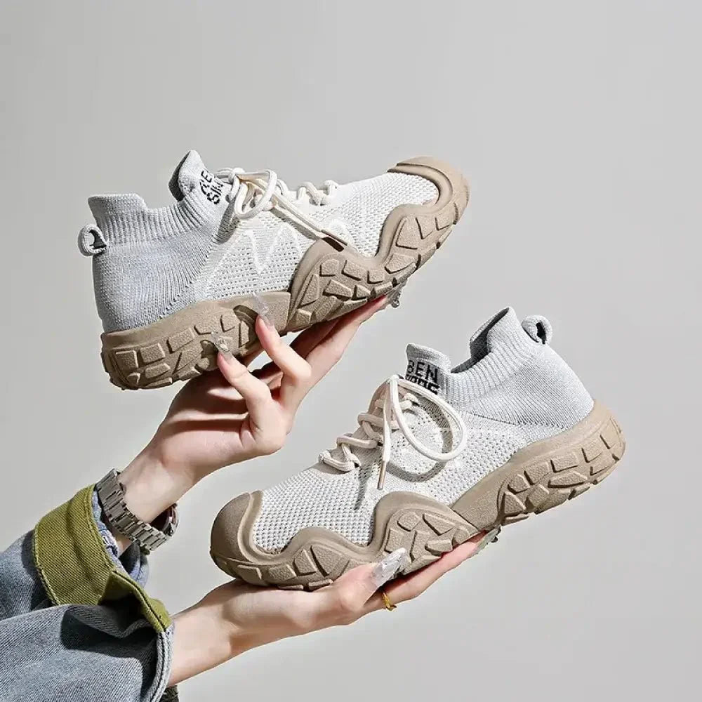 Contrast Mesh Platform Athletic - Update AvenueTrendsi100600424331357100600424331357Contrast Mesh Platform AthleticKhaki