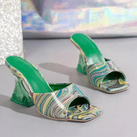 Contrast Peep Toe Mid Heels Sandals - Update AvenueFestival VibesTrendsi100600961083370100600961083370bbcf2e5d - 0d03 - 4ff1 - b517 - 7ee843a4bbb8 - MaxTurquoise