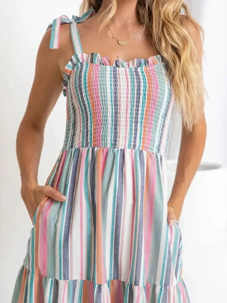 Contrast Striped Square Neck Cami Dress - Update AvenueEffortless Elegance: DressesTrendsi1001007929811221001007929811228b8d11bb - aad7 - 4be7 - b359 - a6b5970a75ff - Max - OriginStripe