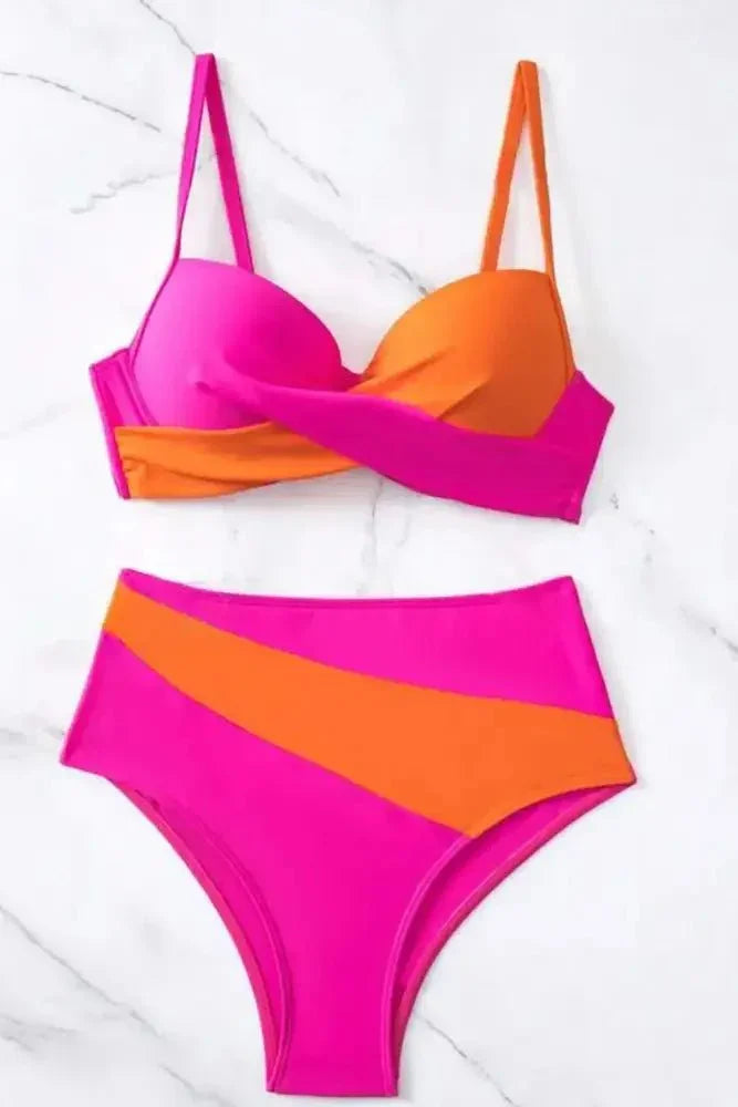 Contrast Sweetheart Neck Bikini Set - Update AvenueTrendsi10010023262190910010023262190991a3402f - 34bf - 45ef - bc95 - 122e42e11dec - MaxHot Pink