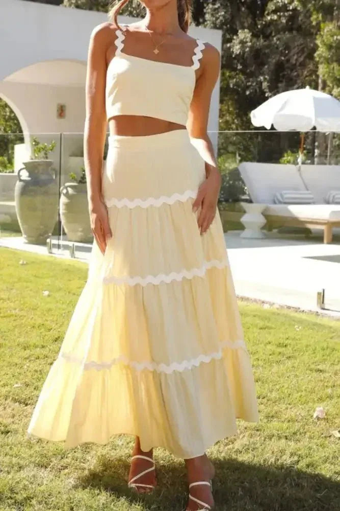 Contrast Trim Cami and Maxi Skirt Set - Update AvenueVacation StyleTrendsi1001006210311931001006210311934cedd0bb - e232 - 478f - 82d2 - 6de05e6e5a76 - MaxPastel Yellow