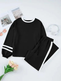 Contrast Trim Round Neck Top and Pants Set - Update AvenueDaily EssentialsTrendsi1001003552356131001003552356138096cedc - 2c38 - 4a88 - 989c - 19fd6eb9ddce - Max - OriginBlack