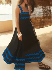 Contrast Trim Square Neck Maxi Cami Dress - Update AvenueBoho VibesTrendsi1001006705136831001006705136835278eb42 - 2746 - 4f84 - 8562 - 6d4e7b43f5aa - Max - OriginBlack/Blue