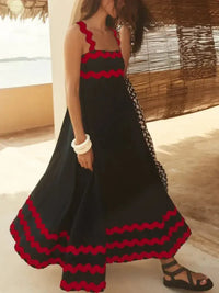 Contrast Trim Square Neck Maxi Cami Dress - Update AvenueBoho VibesTrendsi100100670514195100100670514195cb72cb9c - 4678 - 4fb9 - 8514 - 6271f357e263 - Max - OriginBlack/Red
