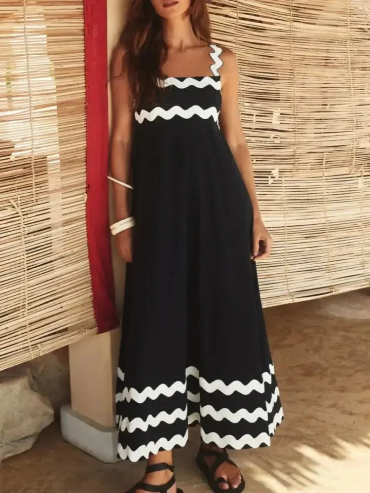 Contrast Trim Square Neck Maxi Cami Dress - Update AvenueBoho VibesTrendsi100100670514648100100670514648352a6545 - 5d74 - 40bc - 9daa - 1053f51642b3 - Max - OriginBlack/White