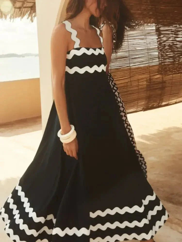 Contrast Trim Square Neck Maxi Cami Dress - Update AvenueBoho VibesTrendsi100100670514648100100670514648b5bd4e83 - 6b17 - 45e9 - bd3d - 40e42dde1740 - Max - OriginBlack/White
