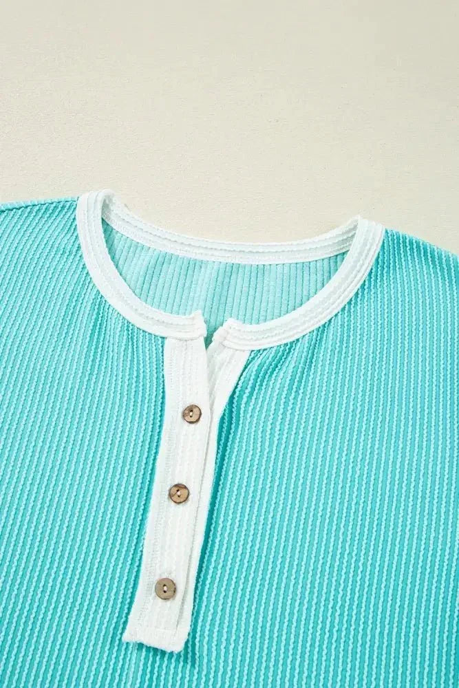 Corded Half Button Henley T Shirt - Update AvenueT-ShirtsTrendsi100100721681729100100721681729d9446c97 - 5569 - 4b0c - b344 - 15c66ea3abfd - Max - OriginAqua