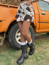 Cow Print Denim Mini Skirt - Update AvenueDenim Dresses & SkirtsTrendsi1001004503941451001004503941459c56f7b01b0f4434871a346069f9328c - Max - OriginCamel