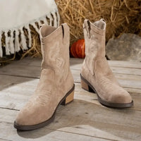 Cowboy Block Heels Boots