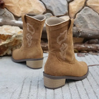 Cowboy Block Heels Boots