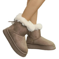 Cozy Fur-Lined Platform Winter Boots