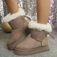Cozy Fur-Lined Platform Winter Boots