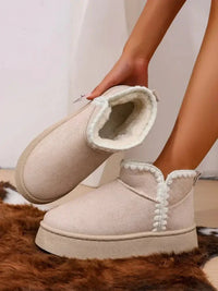Cozy Winter Ankle Boots with Fluffy Fur Lining - Update AvenueTrendsi100600944992362100600944992362Cozy Winter Ankle Boots with Fluffy Fur LiningBeige