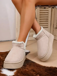 Cozy Winter Ankle Boots with Fluffy Fur Lining - Update AvenueTrendsi100600944992362100600944992362Cozy Winter Ankle Boots with Fluffy Fur LiningBeige