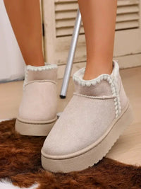Cozy Winter Ankle Boots with Fluffy Fur Lining - Update AvenueTrendsi100600944992362100600944992362Cozy Winter Ankle Boots with Fluffy Fur LiningBeige