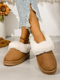 Cozy Winter Fur - Lined Ankle Boots - Update AvenueTrendsi100600387172296100600387172296Cozy Winter Fur - Lined Ankle BootsCamel