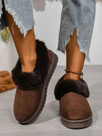 Cozy Winter Fur - Lined Ankle Boots - Update AvenueTrendsi100600387172296100600387172296Cozy Winter Fur - Lined Ankle BootsCamel